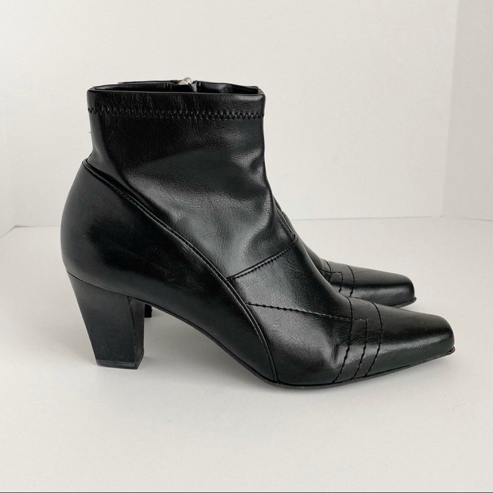 Franco Sarto Toni Booties Black Size 7 1/2
